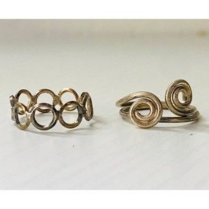 Set of 2 Rings - size 9.5 - women jewelry